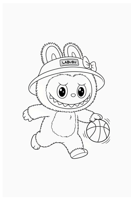 50 Pages of Labubu Fun, Color, and Bring Adorable Adventures to Life