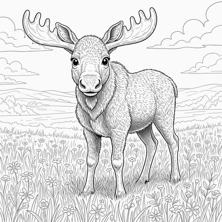 80 Pages of Animal Adventures,Unleash Your Creativity and Color Your Favorites