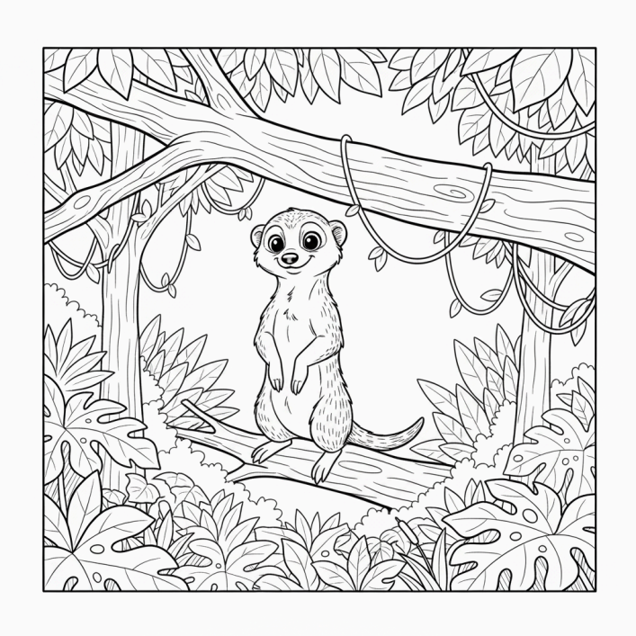 80 Pages of Animal Adventures,Unleash Your Creativity and Color Your Favorites